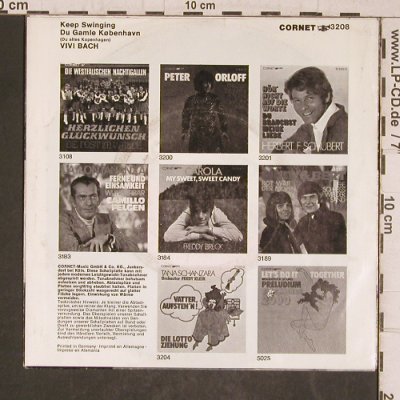 Bach,Vivi: Keep Swinging, vg+/m-, Cornet(3208), D, 1971 - 7inch - T5825 - 3,00 Euro