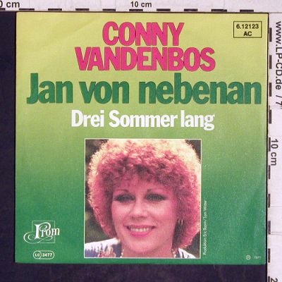 Vandenbos,Conny: Jan von nebenan, Prom (6.12123 AC), D, 1977 Typ: 7" Best.-Nr.: T5827 Preis: 7,50 Euro.