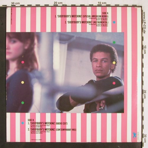 Edwards,Alton: Everybody's watching, Street Wave(MKHAN 5), UK, 1984 - 12inch - V3252 - 3,00 Euro