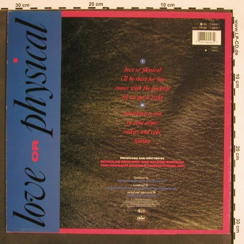 Ashford & Simpson: Love or Physical, Capitol(7 4694 1), D, 1989 - LP - V4191 - 6,00 Euro