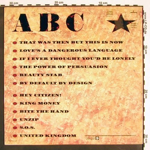 ABC: Beauty Stab, Mercury(814 661-1), NL, 1983 - LP - V4207 - 6,00 Euro