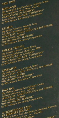 Manhattans: The Best Of, Atlantic (XSD 19319), CDN, 1981 Typ: LP Best.-Nr.: V4502 Preis: 6,00 Euro