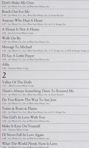 Warwick,Dionne: Don't make me over, Gr.Hits 60's, Ariola(205 472-270), D, 1983 - LP - V4533 - 7,50 Euro