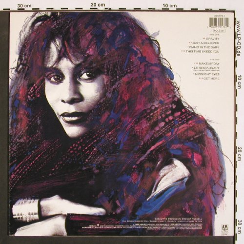 Russell,Brenda: Get Here, AM (395 178-1), D, 1988 Typ: LP Best.-Nr.: V4539 Preis: 6,00 Euro