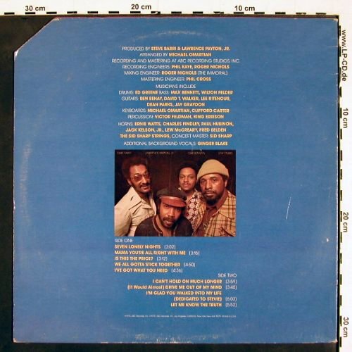 Four Tops: Night Lights Harmony, ABC (ABCD-862), US, CO, 1975 Typ: LP Best.-Nr.: V4545 Preis: 9,00 Euro