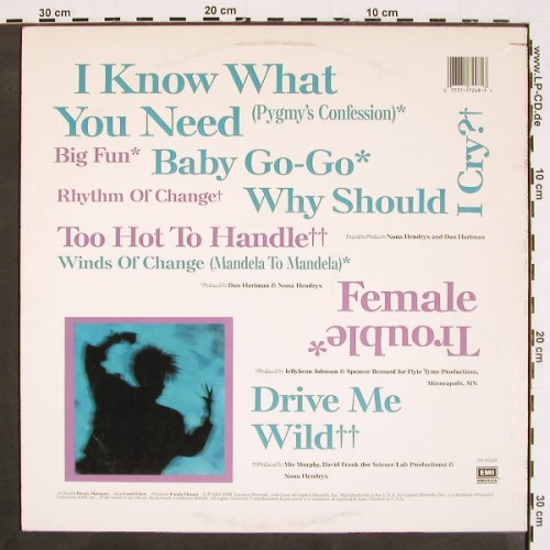Hendryx,Nona: Female Trouble, EPIC (ST-17248), US, 1987 Typ: LP Best.-Nr.: V4597 Preis: 5,00 Euro