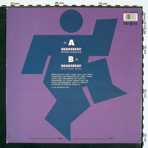 D-Parture: Heartbeat  tech house / hip hop mx, DancePool (656 793 6), NL, 1991 Typ: 12" Best.-Nr.: V4651 Preis: 4,00 Euro