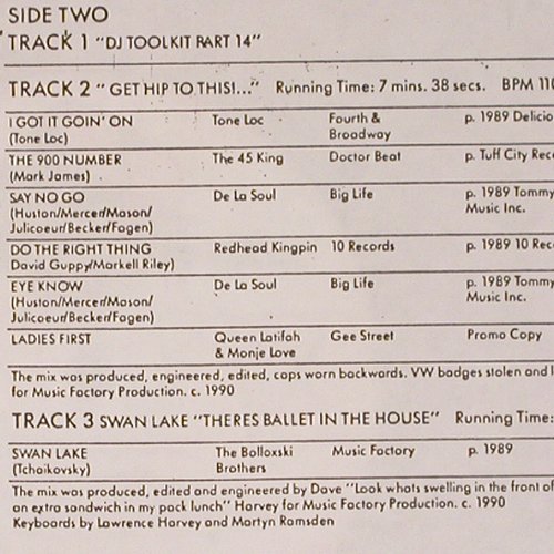 V.A.Mastermix: Bring that beat back down 89, Music Factory (MFMM 42), , 1989 Typ: 12" Best.-Nr.: V4657 Preis: 5,00 Euro