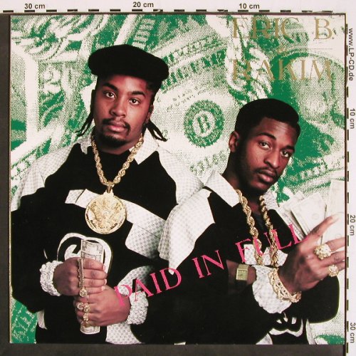 Eric B. & Rakim: Paid In Full, vg+/m-, Island(208 705), D, 1987 - LP - V4690 - 9,00 Euro