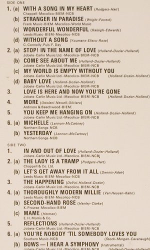Ross,Diana & Supremes: Live At London's Talk Of The Town, Motown (STML 11070), US, 1968 Typ: LP Best.-Nr.: V4748 Preis: 9,00 Euro