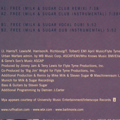 Mya: Free*4, Remixes, Ruffnation, D, 2000 Typ: 12" Best.-Nr.: V5067 Preis: 5,00 Euro