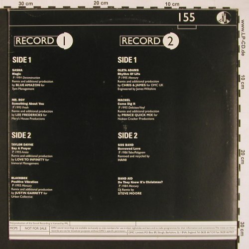 V.A.The Mixes-Strictly for DJ.sOnly: Sasha, Mr.Roy, Blackbox..., DMC, Promo(DMC 155 1/2), EEC, 1994 - 12"*2 - V5188 - 7,50 Euro