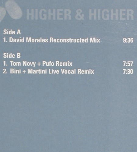 Milk&Sugar: Higher and Higher, *3, Zeitgeist(B042961), D, 2001 - 12inch - V5397 - 7,50 Euro