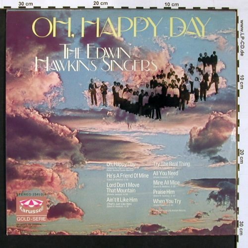 Hawkins Singers,Edwin: Oh Happy Day (1970), Karussell(2345 025), D,  - LP - V5442 - 6,00 Euro