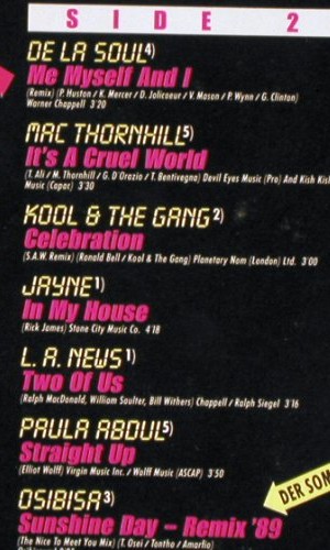 V.A.Max Headroom Mega Dance: Mr.Max.. Metallic Traffic, 28 Tr., Polystar (840 506-1), D, 1989 Typ: 2LP Best.-Nr.: V5500 Preis: 7,50 Euro