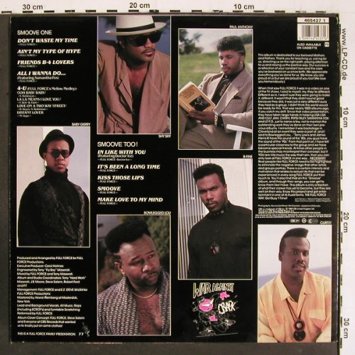 Full Force: Smoove, CBS(465437 1), UK, 1989 - LP - V5609 - 9,00 Euro
