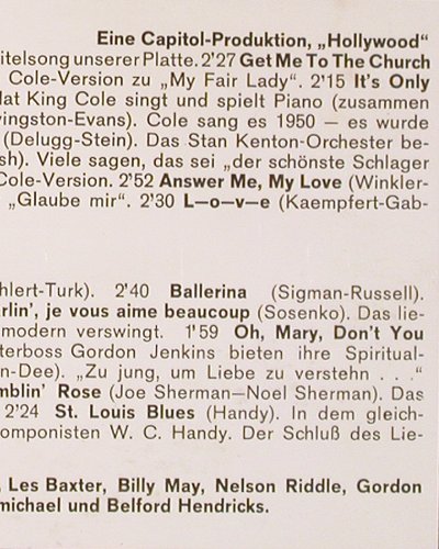 Cole,Nat King: The Unforgettable, HörZu(SHZE 147), D, 1965 - LP - V5623 - 9,00 Euro