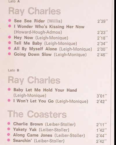 Charles,Ray / The Coasters: La Grande Storia Del Rock  5,Foc, ACE(GSR  5), I, m-/vg+,  - LP - V5646 - 5,00 Euro