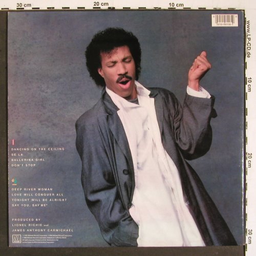 Richie,Lionel: Dancing On The Ceiling, Foc, Motown(6158 ML), US, 1986 - LP - V5686 - 6,00 Euro