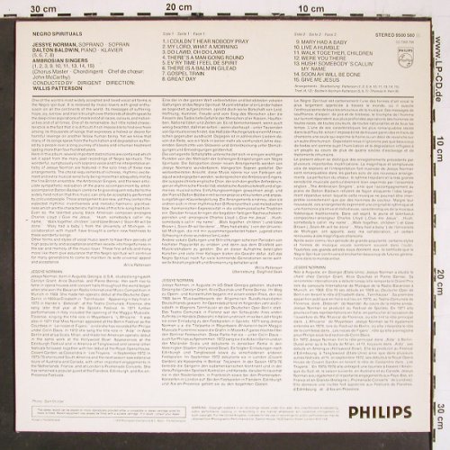 Norman,Jessye: Negro Spirituals, Philips(9500 580), NL, 1978 - LP - V5725 - 7,50 Euro