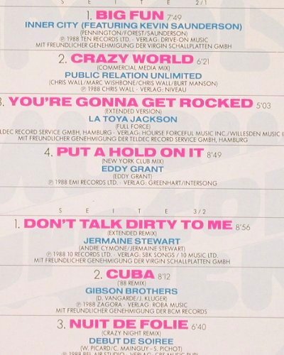 V.A.Maxi Dance Pool: Musikladen Eurotops, EMI (7 91553 1), EEC Typ: 2LP Best.-Nr.: V5739 Preis: 6,00 Euro