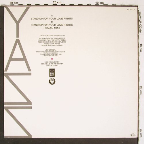 Yazz: Stand Up For Your Love Rights *2, Blow Up(INT 125.751), D,redVinyl, 1988 - 12inch - V5766 - 4,00 Euro