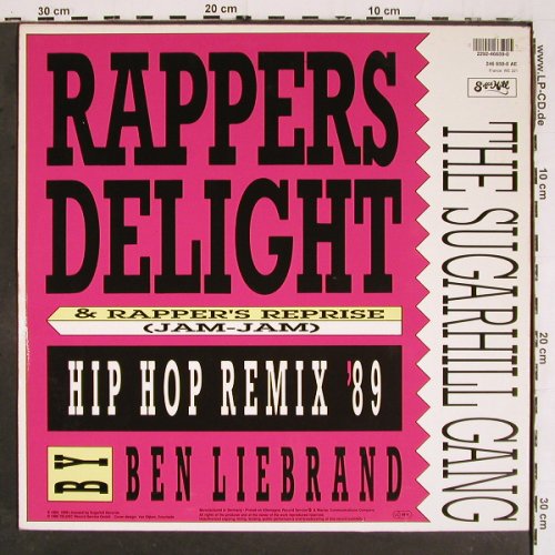Sugarhill Gang by Ben Liebrand: Rapper's Delight*2, Rappers Reprise, Sugar Hill(246 659-0), D, 1989 - 12inch - V5828 - 5,00 Euro