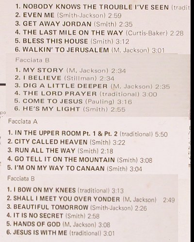 Jackson,Mahalia: The Warm And Tender Soul Of,Vol.1+2, Joker (hist rec.) (SM 3609/3610), I, 1973 Typ: LP Best.-Nr.: V5894 Preis: 5,00 Euro