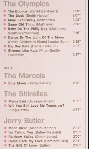 V.A.La Grande Storia Del Rock 55: Olympics.. Shirelles, Jerry Butler, Curcio (GSR 55), I, 16Tr., 1982 Typ: LP Best.-Nr.: V5902 Preis: 6,00 Euro