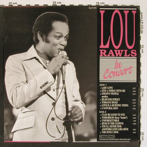 Rawls,Lou: In Concert, Skyline (SLLP 815), F Typ: LP Best.-Nr.: V5948 Preis: 7,50 Euro