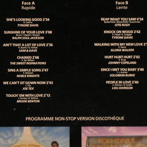 V.A.Formidable Rhythm'n'Blues Vol.9: Tyron Davis... Lou Johnson, 13 Tr., Atlantic (40259), F, vg+/m-, 1972 Typ: LP Best.-Nr.: V5997 Preis: 7,50 Euro