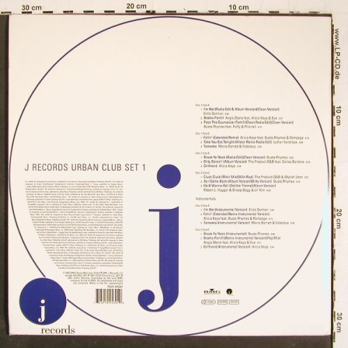 V.A.J-Records Urban Club Set 1: Erick Sermon... Alicia Keys, j Record (25301), EU, 18Tr., 2002 Typ: 3LP Best.-Nr.: V6117 Preis: 14,00 Euro