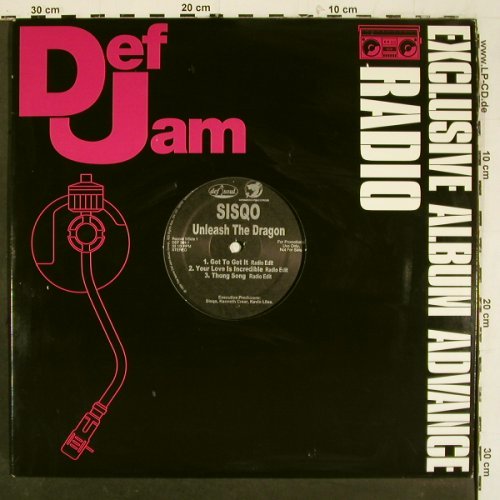 Sisqo: Unleash The Dragon / Got to get it, DefSoul Promo (DEF 394-1), US, 1999 Typ: 12"*2 Best.-Nr.: V6294 Preis: 7,50 Euro.