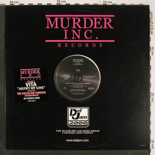 Vita / Black Child: Justify My Love*3 / The Prayer*3, Murder Inc. Records (DEFR 15293-1), US, 2001 Typ: 12" Best.-Nr.: V6297 Preis: 5,00 Euro.