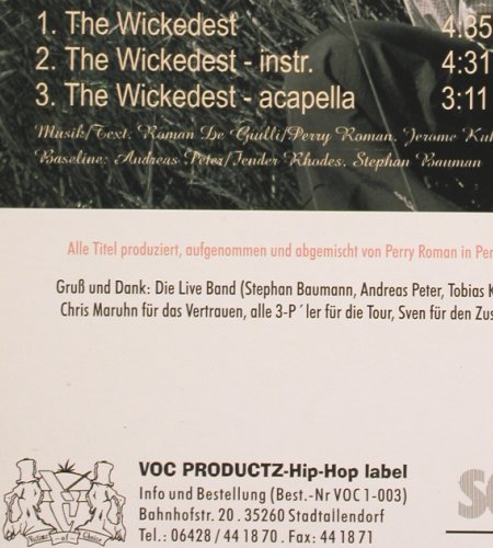 Reimheitsgebot: The Wickedest*3+4, MCA (VOC 1-003), D, 1999 Typ: 12" Best.-Nr.: V6307 Preis: 5,00 Euro