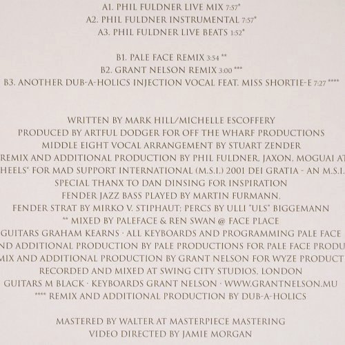 Artful Dodger: TwentyFourSeven*6 (33rpm), WEA (0927 42464-0), D, 2001 Typ: 12" Best.-Nr.: V6342 Preis: 5,00 Euro.