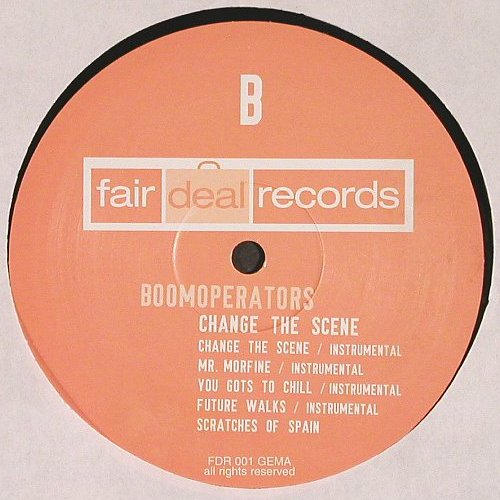 Boomoperators: The Goodyear EP, 10 Tr. (33rpm), Fair Deal Records (FDR001), D, 2001 Typ: 12" Best.-Nr.: V6391 Preis: 9,00 Euro.