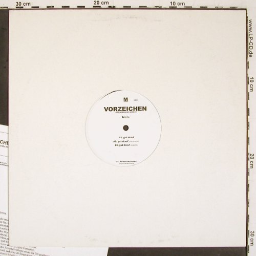 Vorzeichen: Hip Hop Ist Meine Religion*3+2, Michel Entertainment (VZ03), D, 2002 Typ: 12" Best.-Nr.: V6415 Preis: 5,00 Euro.