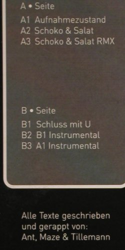 Aufnahmezustand feat.DJ MK One: Same, 6 Tr., Just Rockin' Records (JRR001), D, 1999 Typ: 12" Best.-Nr.: V6436 Preis: 6,00 Euro.