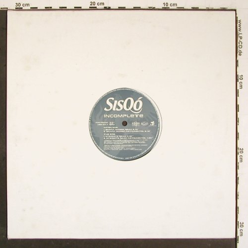 Sisqo: Incomplete*4, Def Soul (SQV2), EU,Promo, 2000 Typ: 12" Best.-Nr.: V6442 Preis: 5,00 Euro.