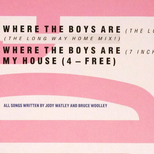 Watley,Jody: Where the Boys are*2/My House 4free, Mercury (880 349), D, 1984 Typ: 12" Best.-Nr.: V6484 Preis: 3,00 Euro.