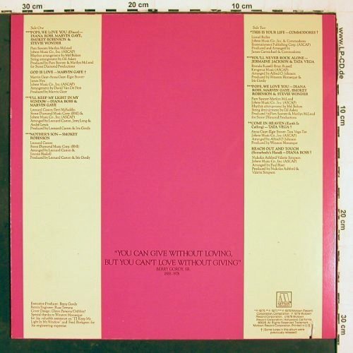 V.A.Pops We Love You...-The Album: Diana Ross, Marvin Gaye... 9 Tr., Motown (M7 921R1), US, co, 1979 Typ: LP Best.-Nr.: V6591 Preis: 5,00 Euro.