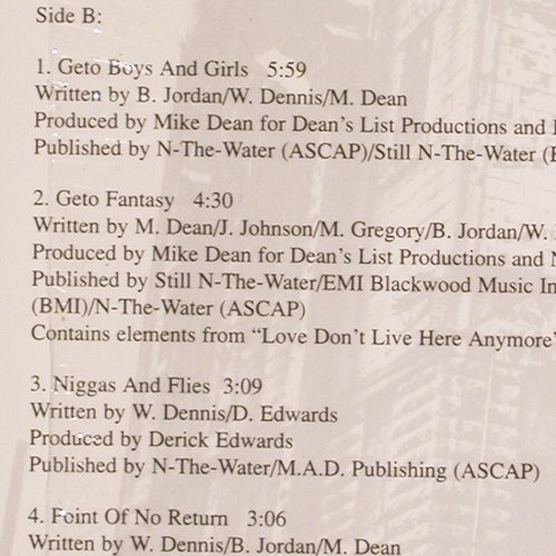 Geto Boys: The Resurrection, Rap-A-Lot (7243 8 41555 13), US, 1996 Typ: LP Best.-Nr.: V6673 Preis: 60,00 Euro.