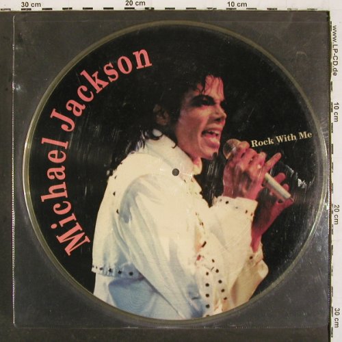 Jackson,Michael: Rock with me, mint Picture Disc, On Stage Record (ON PD 2243), Italy, 1989 Typ: PLP Best.-Nr.: V6683 Preis: 40,00 Euro.