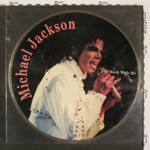 Jackson,Michael: Rock with me, mint Picture Disc, On Stage Record (ON PD 2243), Italy, 1989 Typ: PLP Best.-Nr.: V6683 Preis: 40,00 Euro.