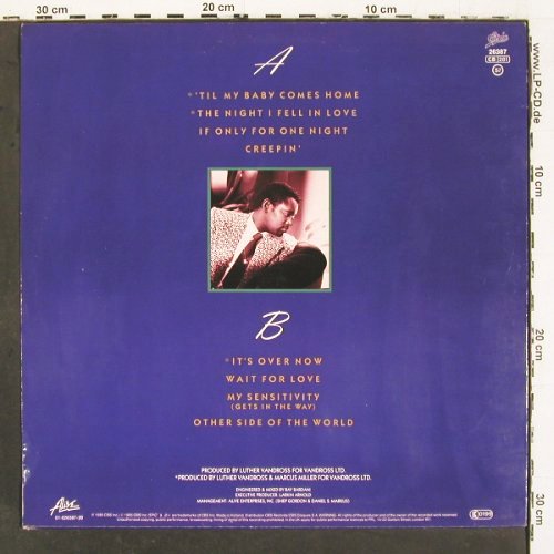 Vandross,Luther: The Night I Fell In Love, Epic(EPC 26387), NL, 1985 - LP - V6699 - 6,00 Euro