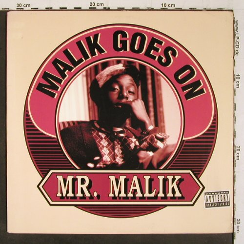 Mr.Malik: Malik goes on, m-&sol;vg+, Rowdy Records (75444-35059-1), US, 1995 Typ: 12" Best.-Nr.: V6887 Preis: 5,00 Euro.