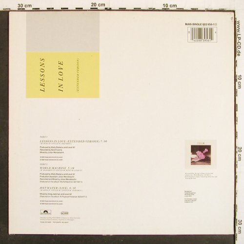 Level 42: Lessons In Love, ext.vers. 7:00  +2, Polydor (883 956-1), D, 1986 Typ: 12" Best.-Nr.: V7025 Preis: 4,00 Euro.