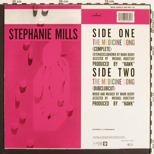 Mills,Stephanie: The Medicine Song(Ext.Club Rmx&sol;Dub), Mercury (880 180-1 Q), D, 1984 Typ: 12" Best.-Nr.: V7194 Preis: 4,00 Euro.