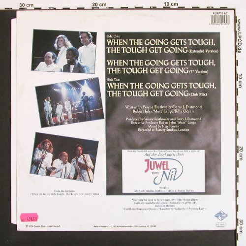 Ocean,Billy: When The Going Gets Tough..*3, Jive (6.20532 AE), D, 1986 Typ: 12" Best.-Nr.: V7264 Preis: 4,00 Euro.